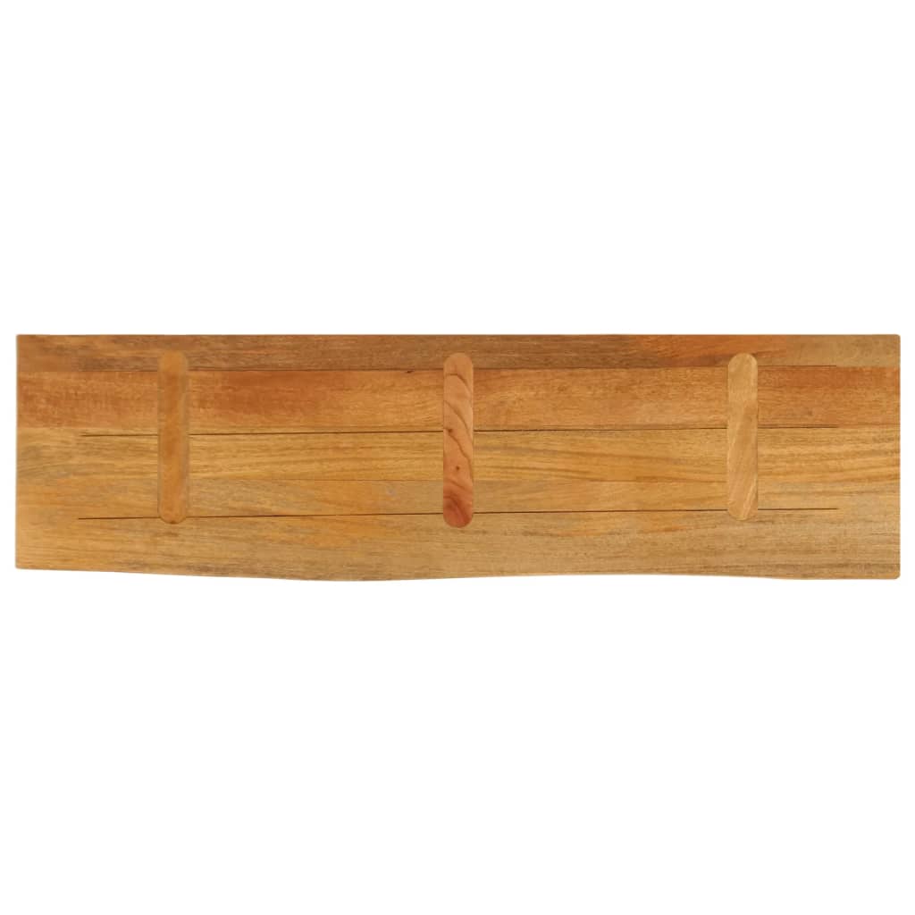 Επιφάνεια Τραπεζιού 100x30x3,8 εκ. Live Edge Μασίφ Ξύλο Μάνγκο - Pakobazaar