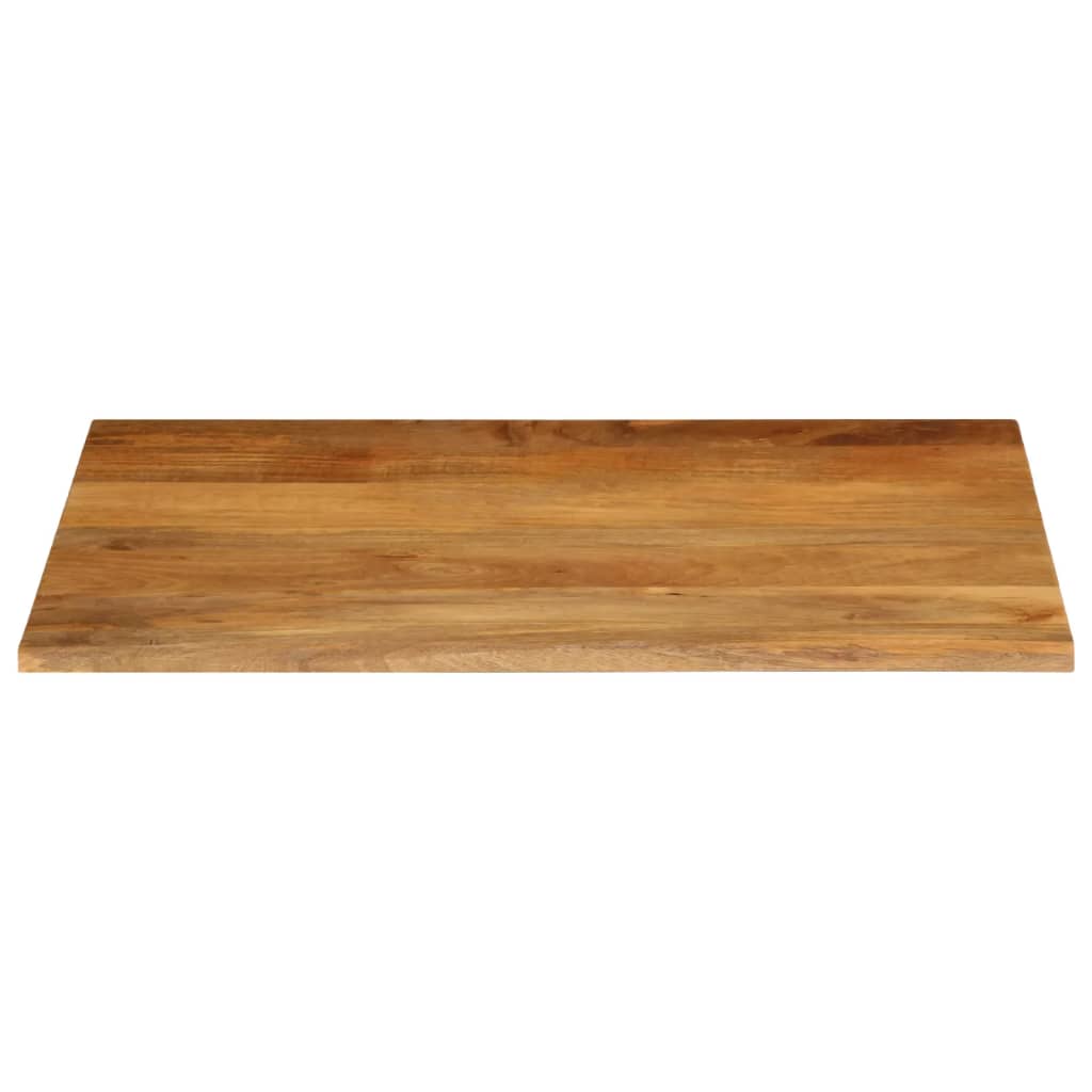 Επιφάνεια Τραπεζιού 100x80x3,8 εκ. Live Edge Μασίφ Ξύλο Μάνγκο