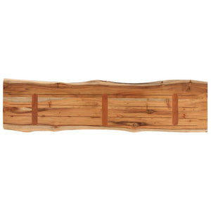 Επιφάνεια Τραπεζιού Ορθογώνια 140x40x2,5 εκ. Μασίφ Ξύλο Ακακίας - Pakobazaar