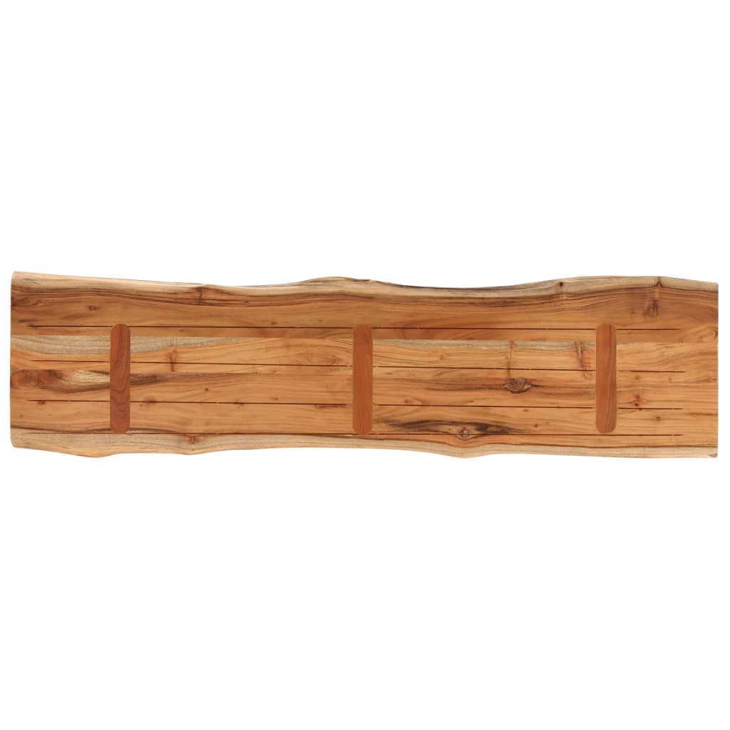Επιφάνεια Τραπεζιού Ορθογώνια 180x40x2,5 εκ. Μασίφ Ξύλο Ακακίας