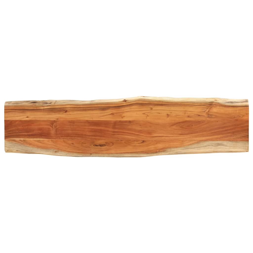 Επιφάνεια Τραπεζιού Ορθογώνια 180x40x3,8 εκ. Μασίφ Ξύλο Ακακίας - Pakobazaar