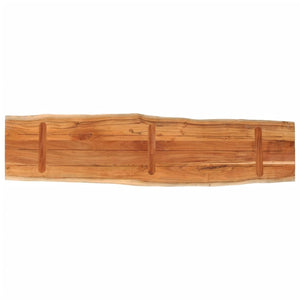 Επιφάνεια Τραπεζιού Ορθογώνια 180x40x3,8 εκ. Μασίφ Ξύλο Ακακίας - Pakobazaar