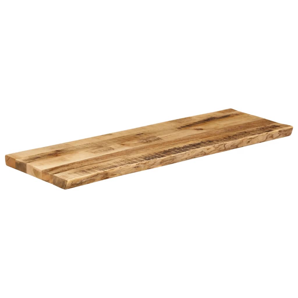 Επιφάνεια Τραπεζιού 140x40x2,5 εκ. Live Edge Μασίφ Ξύλο Μάνγκο