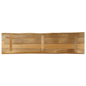 Επιφάνεια Τραπεζιού 160x40x2,5 εκ. Live Edge Μασίφ Ξύλο Μάνγκο - Pakobazaar
