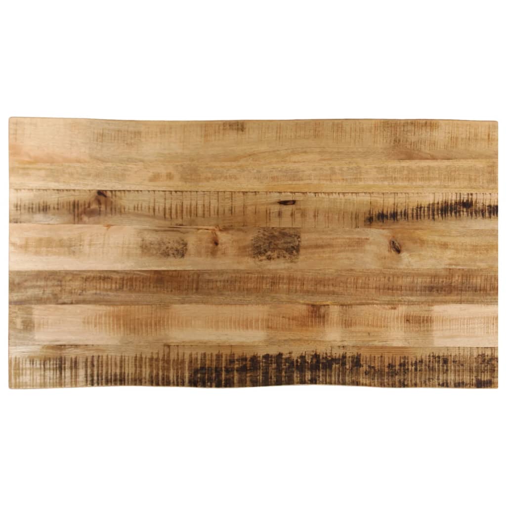Επιφάνεια Τραπεζιού 120x60x2,5 εκ. Live Edge Μασίφ Ξύλο Μάνγκο - Pakobazaar