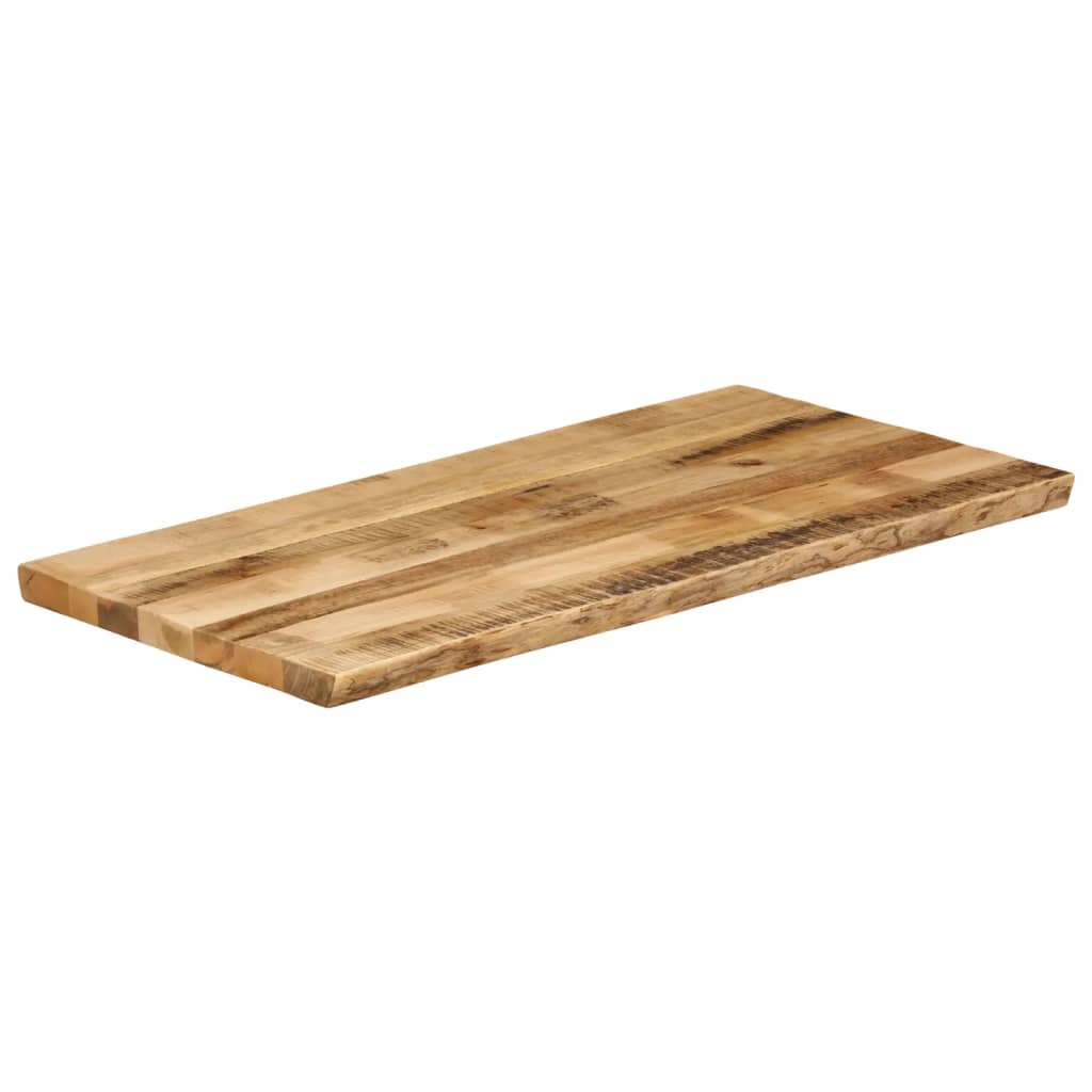 Επιφάνεια Τραπεζιού 120x60x2,5 εκ. Live Edge Μασίφ Ξύλο Μάνγκο - Pakobazaar