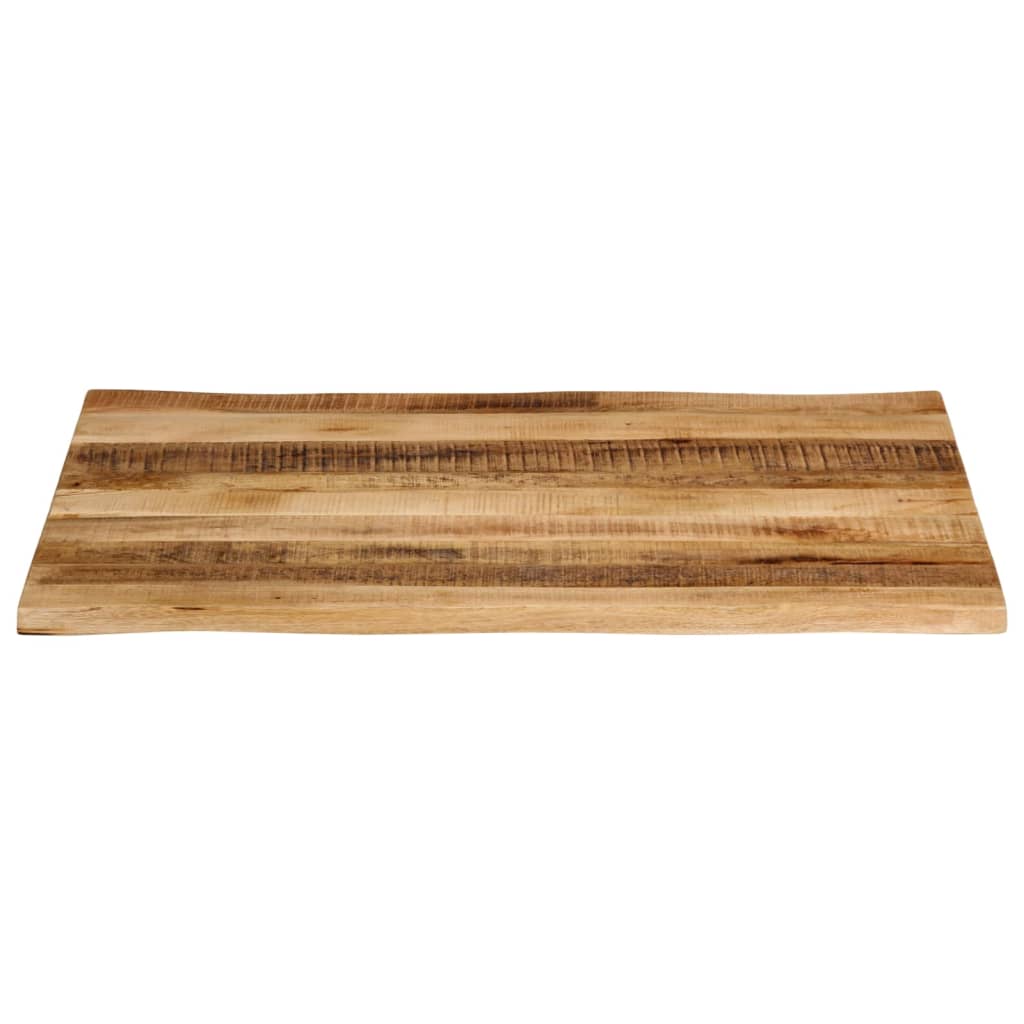 Επιφάνεια Τραπεζιού 100x80x2,5 εκ. Live Edge Μασίφ Ξύλο Μάνγκο