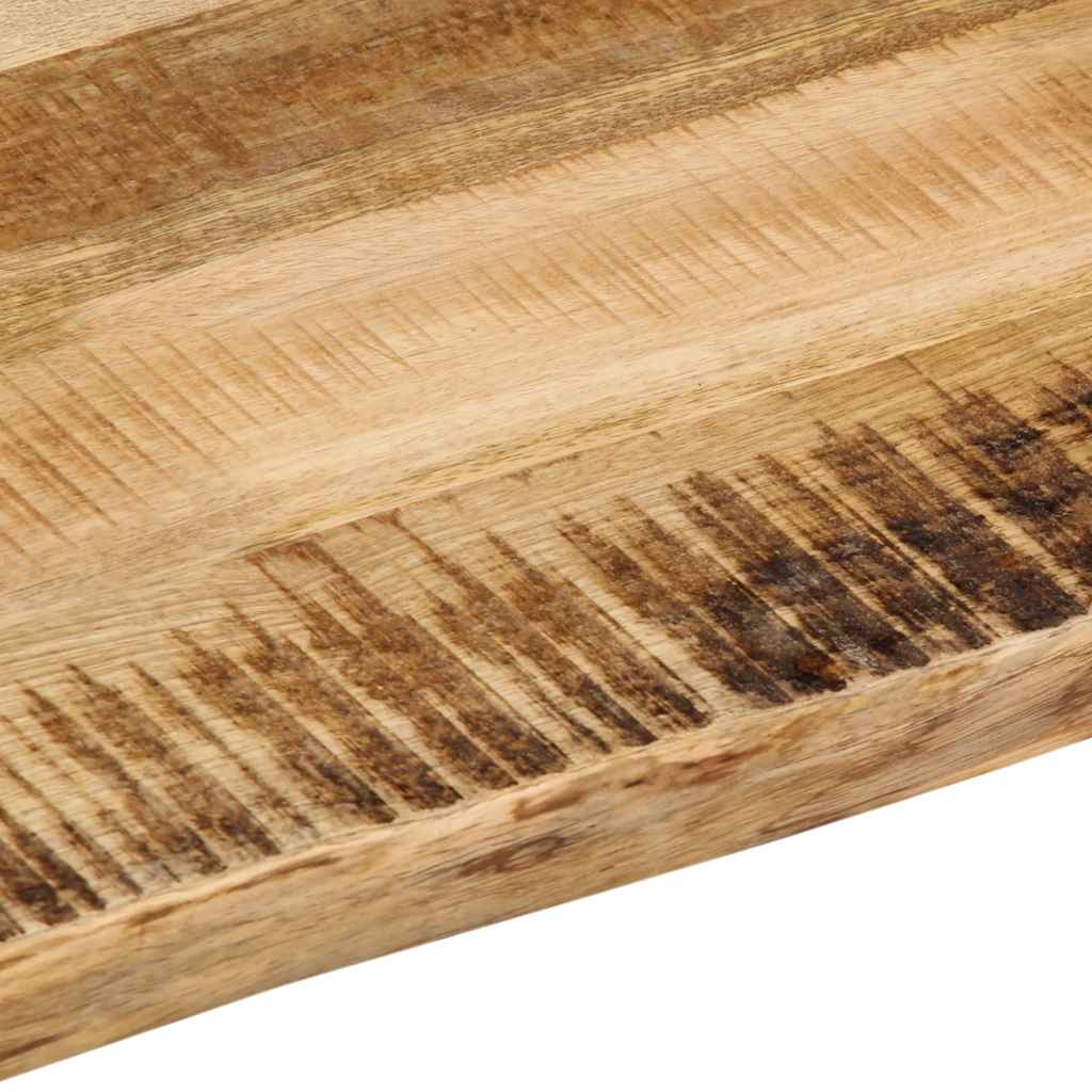 Επιφάνεια Τραπεζιού 40x40x3,8 εκ. Live Edge Μασίφ Ξύλο Μάνγκο
