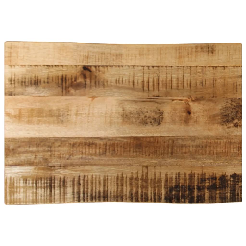 Επιφάνεια Τραπεζιού 50x40x3,8 εκ. Live Edge Μασίφ Ξύλο Μάνγκο