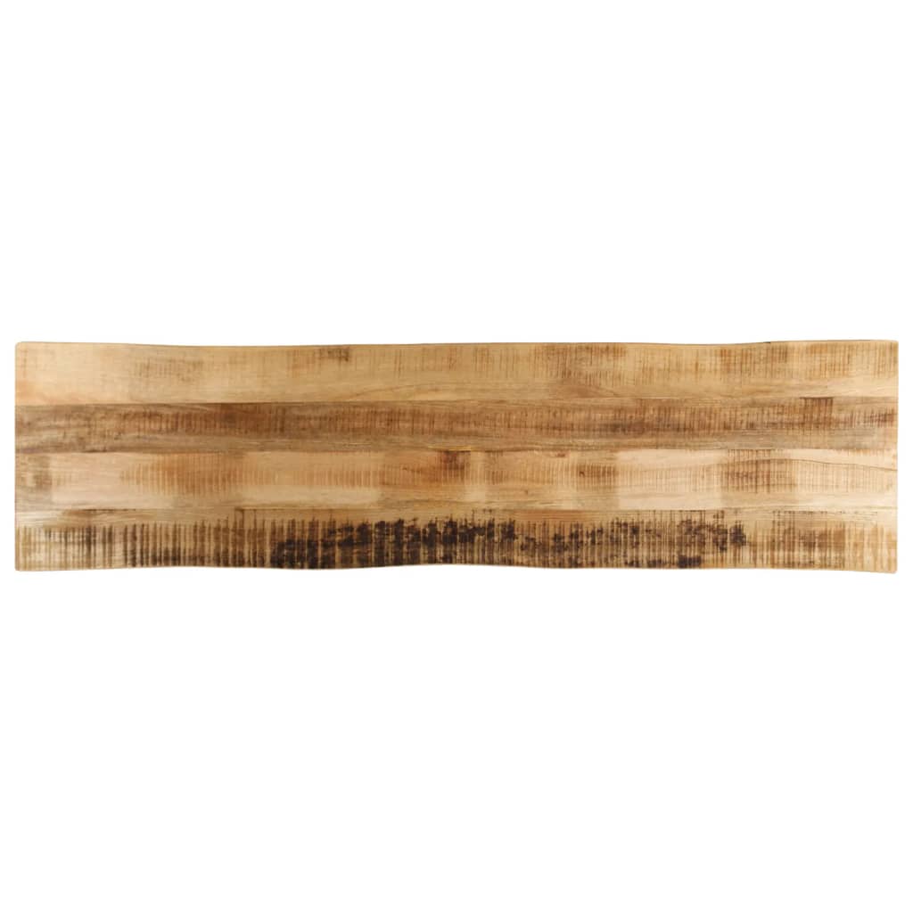 Επιφάνεια Τραπεζιού 180x40x3,8 εκ. Live Edge Μασίφ Ξύλο Μάνγκο