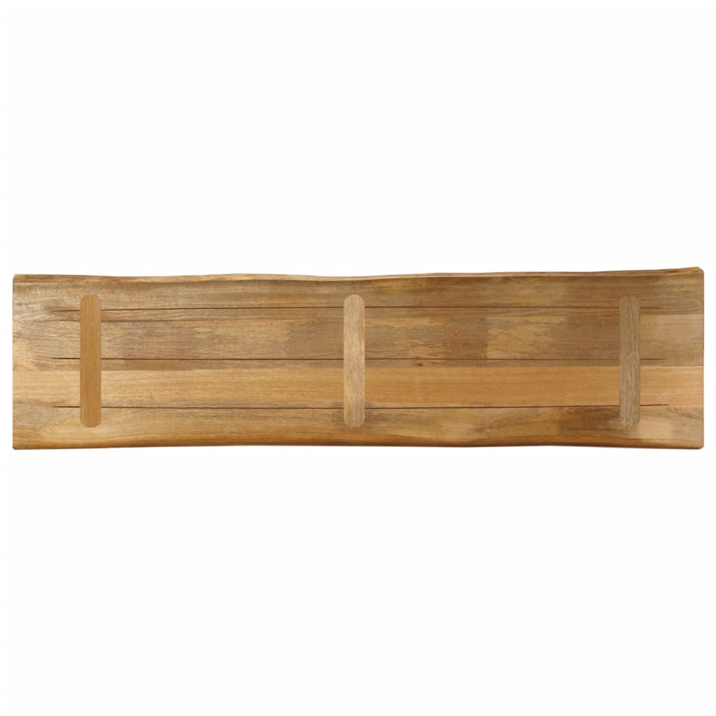 Επιφάνεια Τραπεζιού 180x40x3,8 εκ. Live Edge Μασίφ Ξύλο Μάνγκο