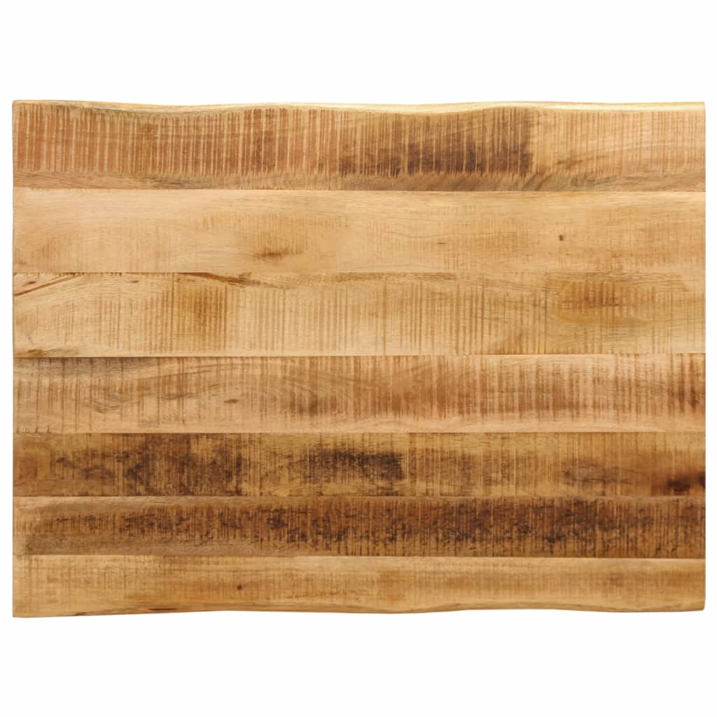 Επιφάνεια Τραπεζιού 90x60x3,8 εκ. Live Edge Μασίφ Ξύλο Μάνγκο - Pakobazaar