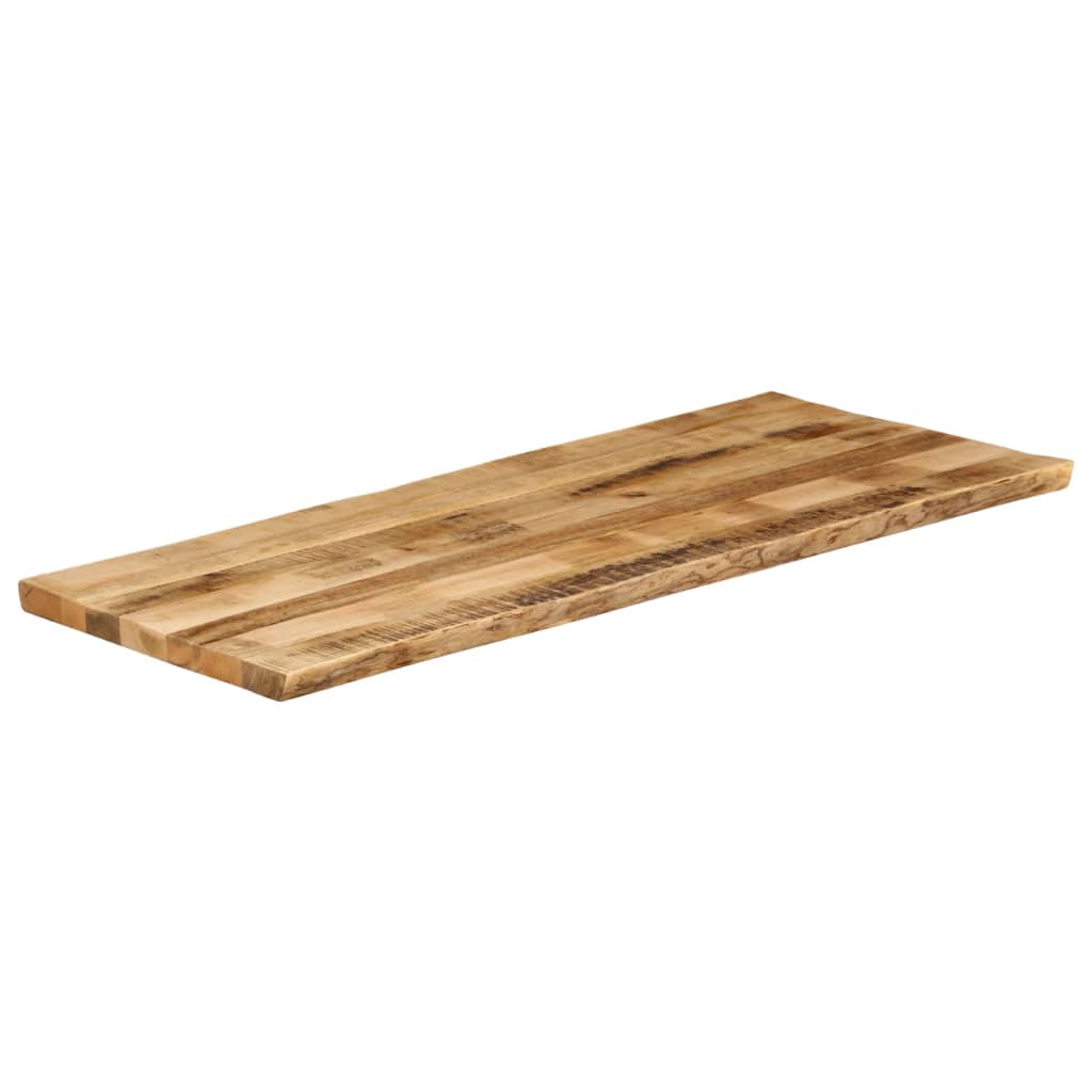 Επιφάνεια Τραπεζιού 140x60x3,8 εκ. Live Edge Μασίφ Ξύλο Μάνγκο - Pakobazaar