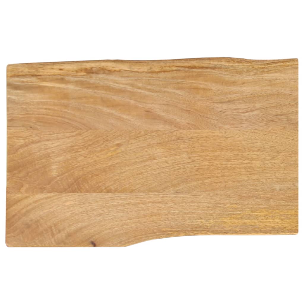 Επιφάνεια Τραπεζιού 70x40x2,5 εκ. Live Edge Μασίφ Ξύλο Μάνγκο
