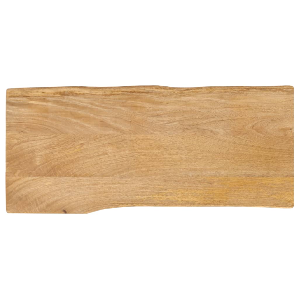 Επιφάνεια Τραπεζιού 90x40x2,5 εκ. Live Edge Μασίφ Ξύλο Μάνγκο