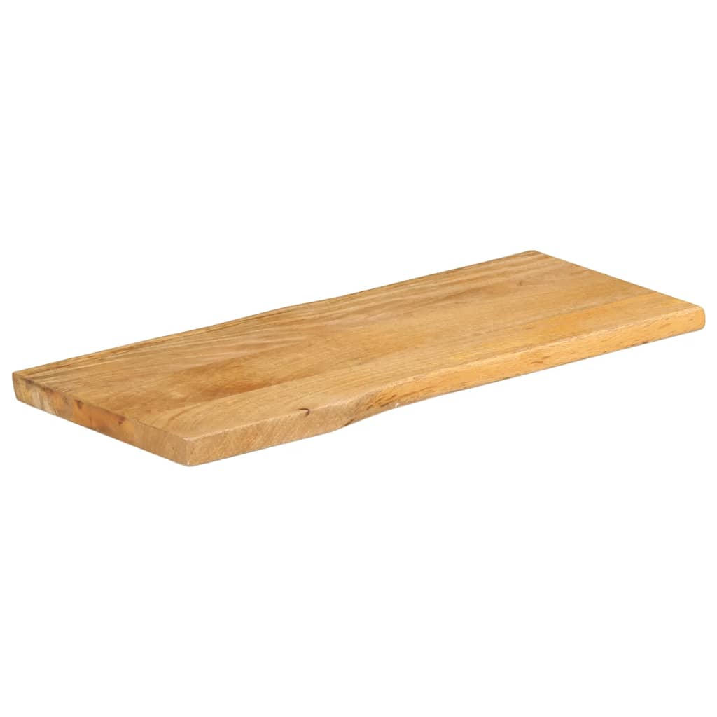 Επιφάνεια Τραπεζιού 90x40x2,5 εκ. Live Edge Μασίφ Ξύλο Μάνγκο