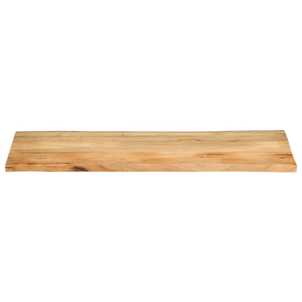 Επιφάνεια Τραπεζιού 140x60x2,5 εκ. Live Edge Μασίφ Ξύλο Μάνγκο - Pakobazaar