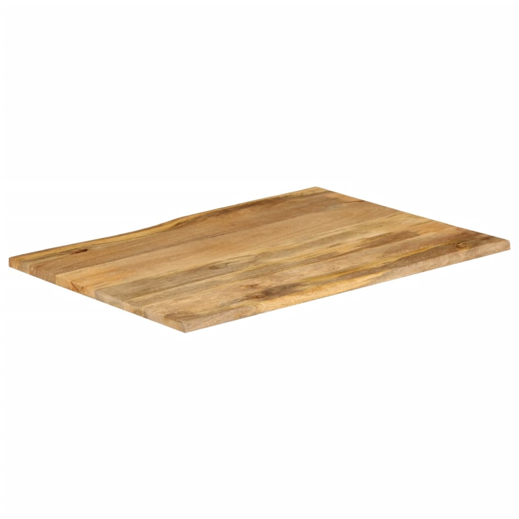 Επιφάνεια Τραπεζιού 110x80x2,5 εκ. Live Edge Μασίφ Ξύλο Μάνγκο