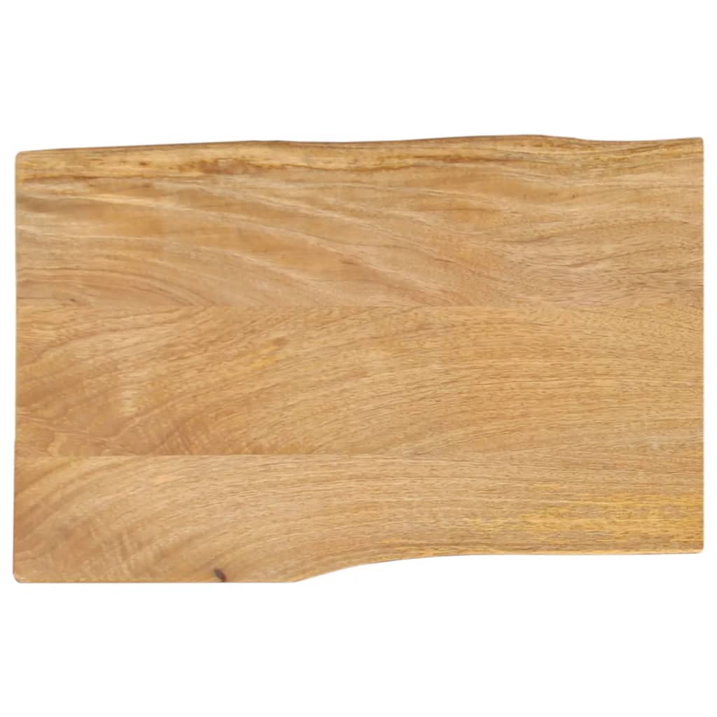 Επιφάνεια Τραπεζιού 60x40x3,8 εκ. Live Edge Μασίφ Ξύλο Μάνγκο