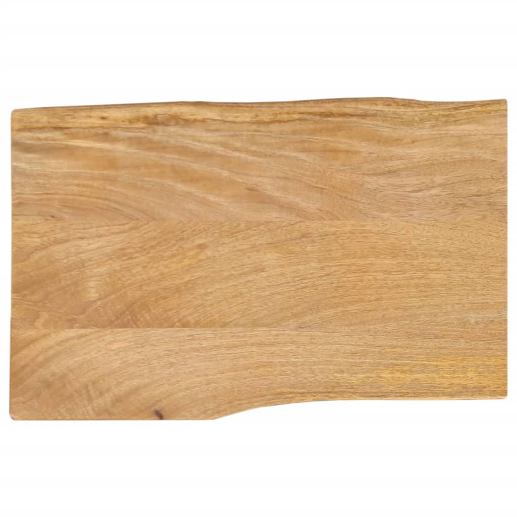 Επιφάνεια Τραπεζιού 70x40x3,8 εκ. Live Edge Μασίφ Ξύλο Μάνγκο - Pakobazaar
