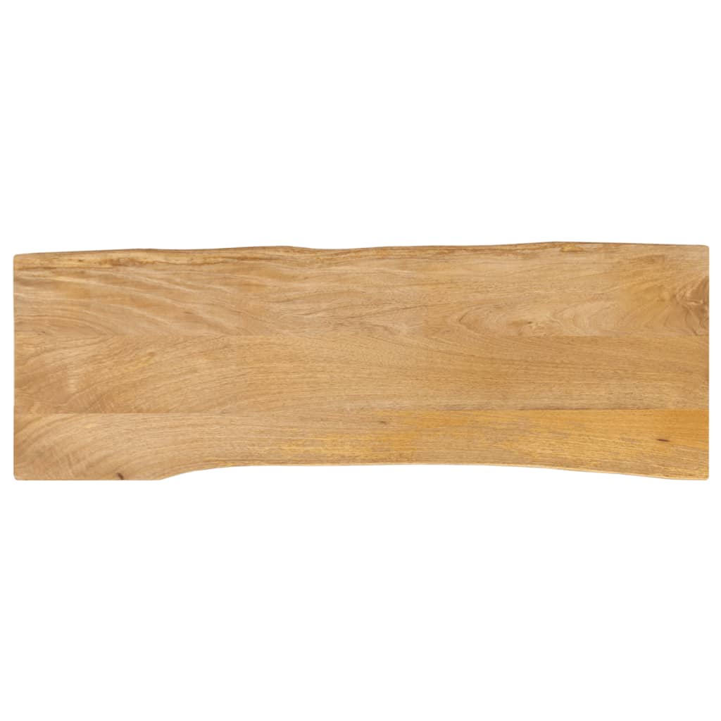Επιφάνεια Τραπεζιού 110x40x3,8 εκ. Live Edge Μασίφ Ξύλο Μάνγκο - Pakobazaar