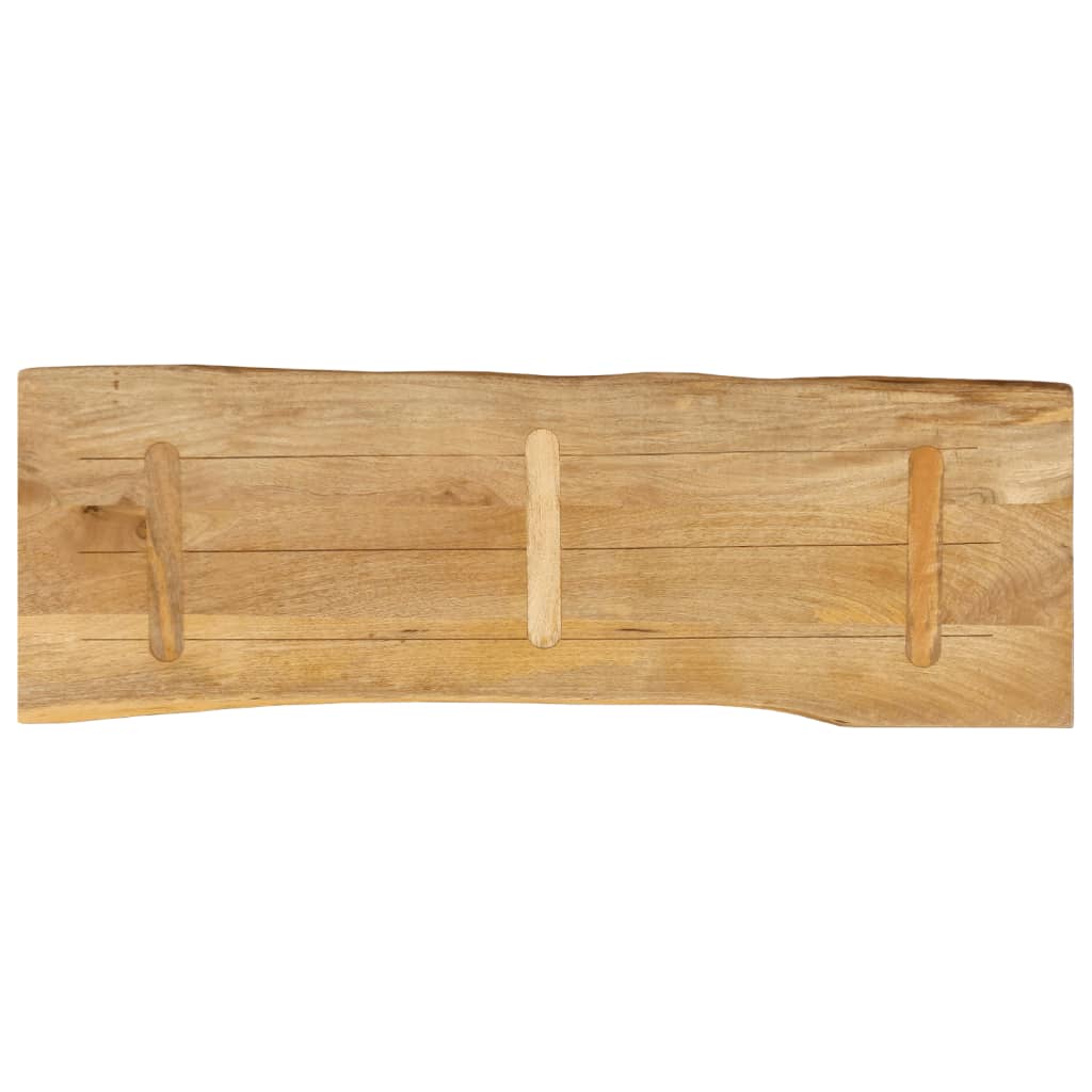 Επιφάνεια Τραπεζιού 110x40x3,8 εκ. Live Edge Μασίφ Ξύλο Μάνγκο - Pakobazaar