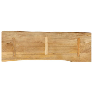 Επιφάνεια Τραπεζιού 110x40x3,8 εκ. Live Edge Μασίφ Ξύλο Μάνγκο - Pakobazaar