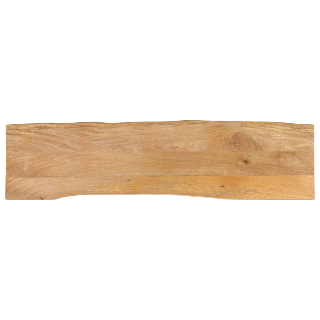 Επιφάνεια Τραπεζιού 160x40x3,8 εκ. Live Edge Μασίφ Ξύλο Μάνγκο