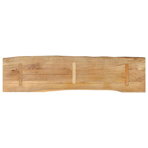 Επιφάνεια Τραπεζιού 180x40x3,8 εκ. Live Edge Μασίφ Ξύλο Μάνγκο - Pakobazaar