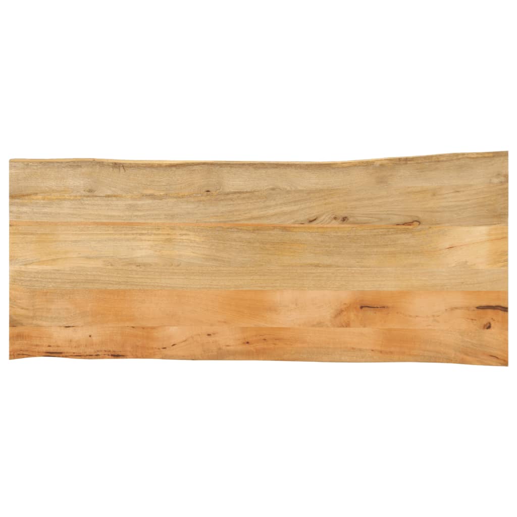 Επιφάνεια Τραπεζιού 140x60x3,8 εκ. Live Edge Μασίφ Ξύλο Μάνγκο - Pakobazaar