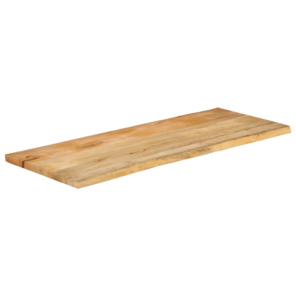 Επιφάνεια Τραπεζιού 140x60x3,8 εκ. Live Edge Μασίφ Ξύλο Μάνγκο - Pakobazaar
