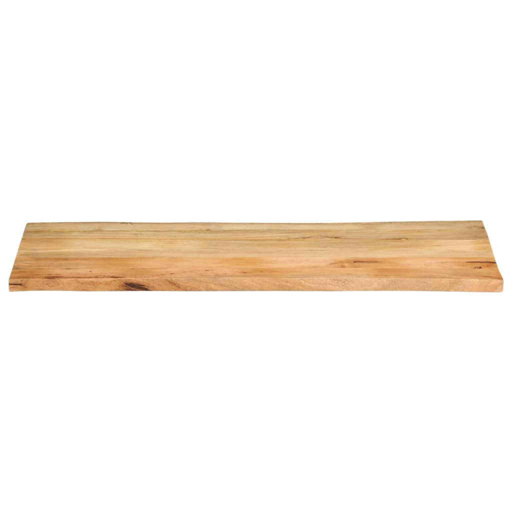 Επιφάνεια Τραπεζιού 140x60x3,8 εκ. Live Edge Μασίφ Ξύλο Μάνγκο - Pakobazaar
