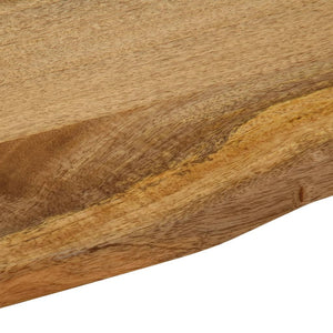 Επιφάνεια Τραπεζιού 100x80x3,8 εκ. Live Edge Μασίφ Ξύλο Μάνγκο