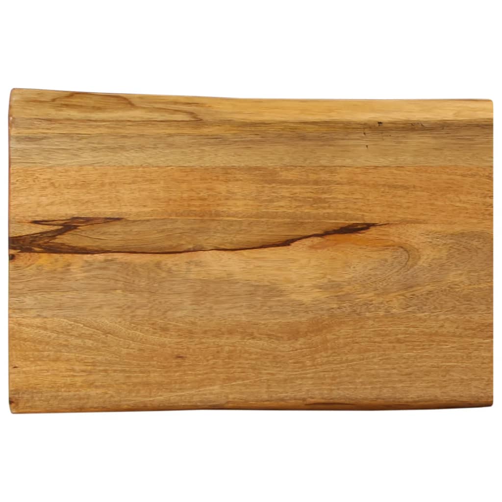 Επιφάνεια Τραπεζιού 50x40x2,5 εκ. Live Edge Μασίφ Ξύλο Μάνγκο