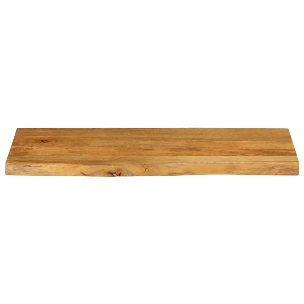 Επιφάνεια Τραπεζιού 90x40x2,5 εκ. Live Edge Μασίφ Ξύλο Μάνγκο