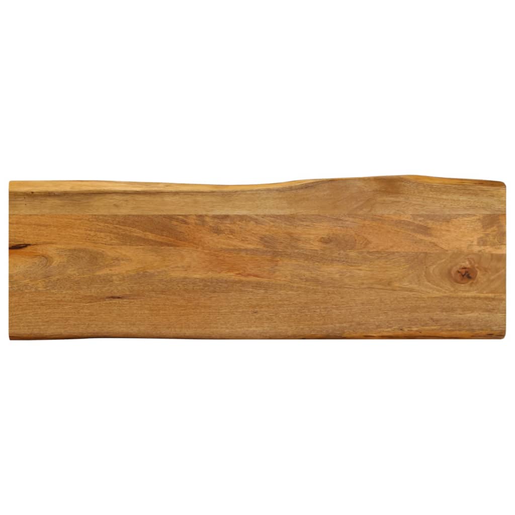 Επιφάνεια Τραπεζιού 120x40x3,8 εκ. Live Edge Μασίφ Ξύλο Μάνγκο - Pakobazaar