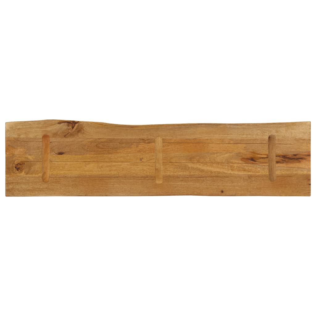 Επιφάνεια Τραπεζιού 160x40x3,8 εκ. Live Edge Μασίφ Ξύλο Μάνγκο