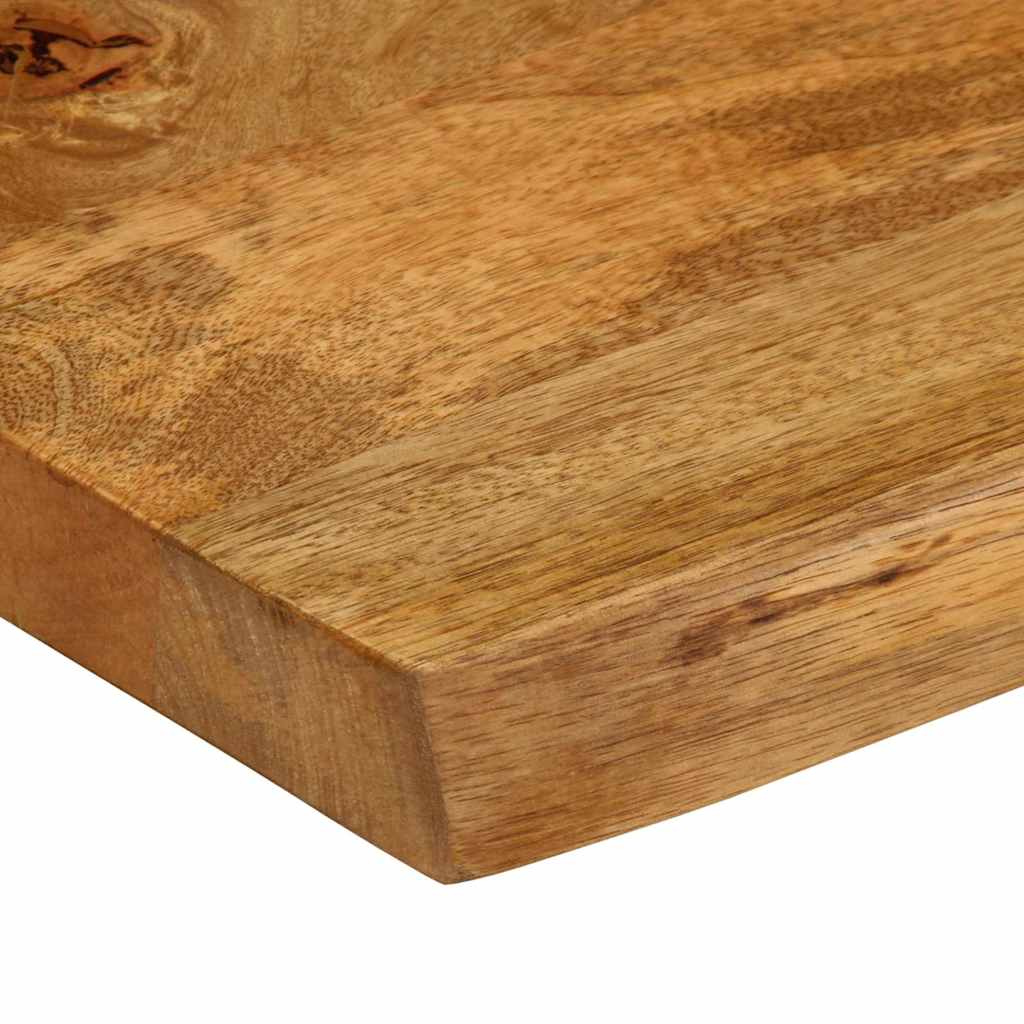 Επιφάνεια Τραπεζιού 80x80x3,8 εκ. Live Edge Μασίφ Ξύλο Μάνγκο
