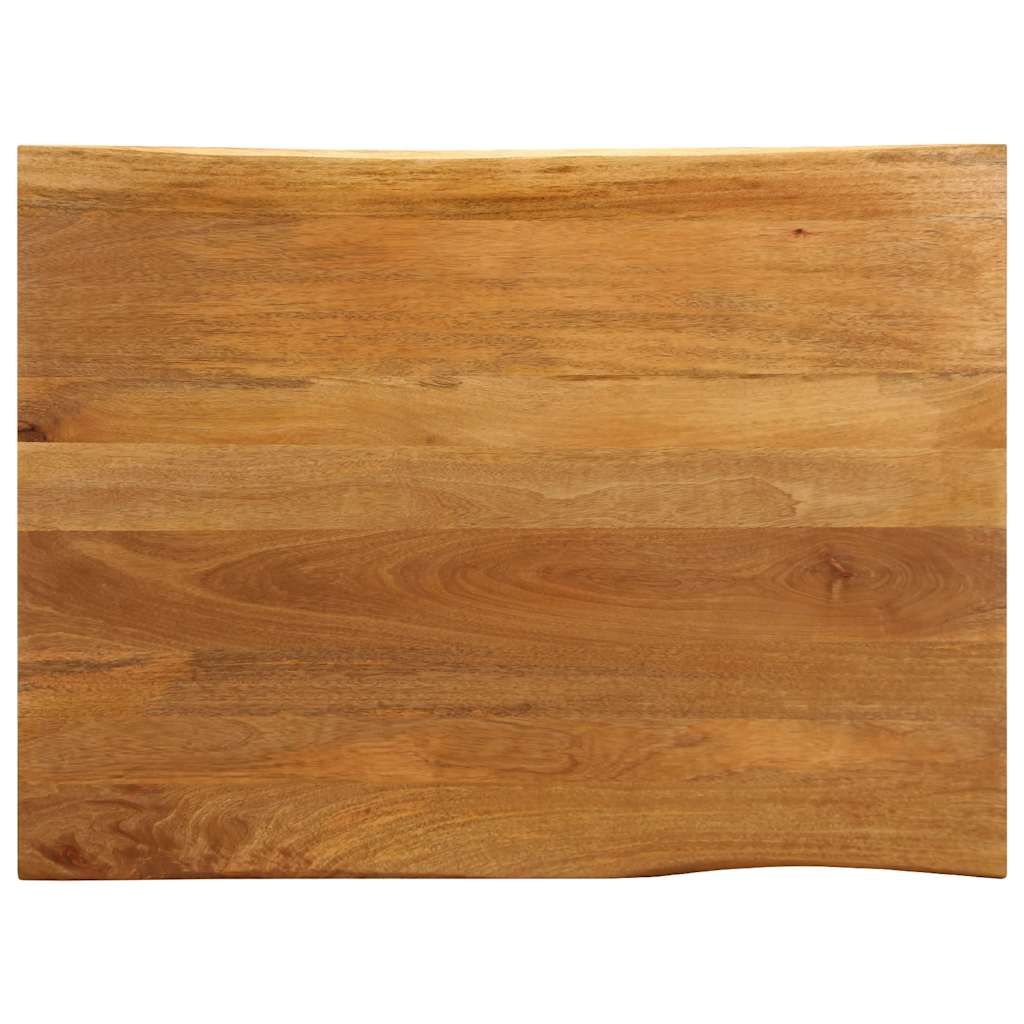 Επιφάνεια Τραπεζιού 100x80x3,8 εκ. Live Edge Μασίφ Ξύλο Μάνγκο