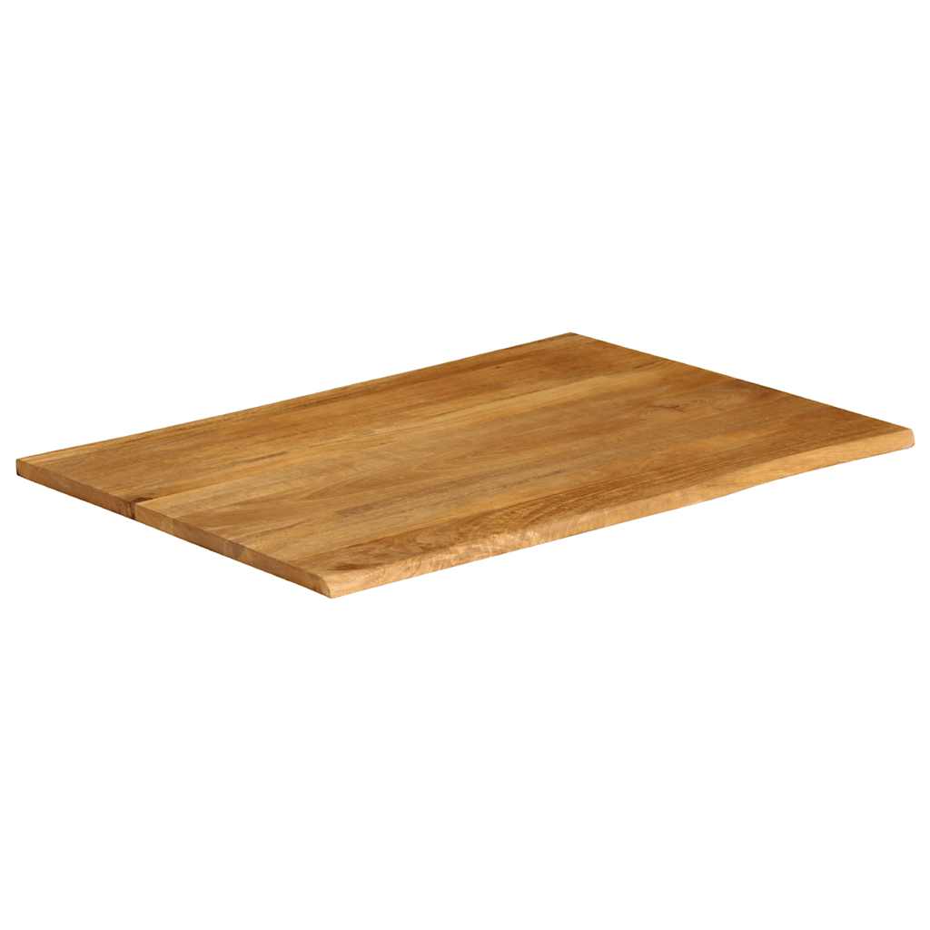 Επιφάνεια Τραπεζιού 100x80x3,8 εκ. Live Edge Μασίφ Ξύλο Μάνγκο