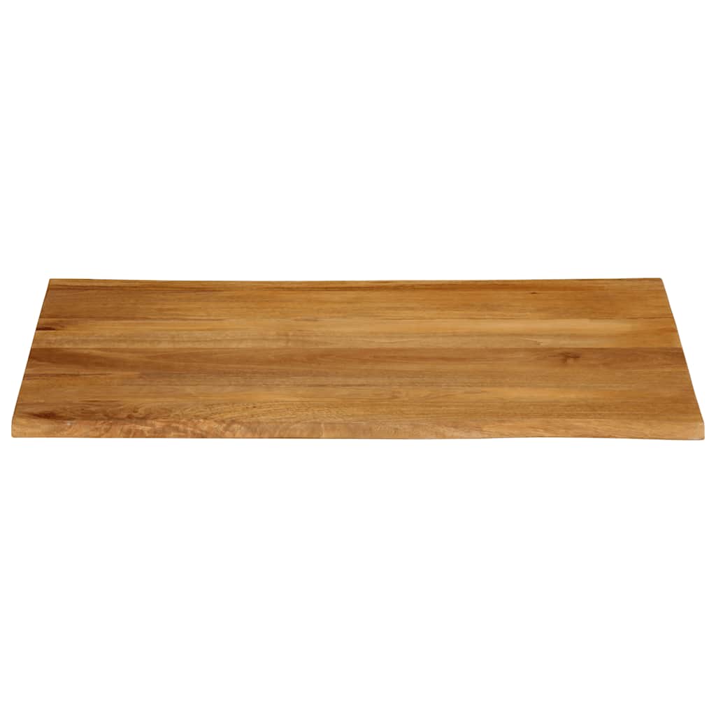 Επιφάνεια Τραπεζιού 100x80x3,8 εκ. Live Edge Μασίφ Ξύλο Μάνγκο