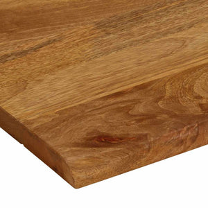 Επιφάνεια Τραπεζιού 100x80x3,8 εκ. Live Edge Μασίφ Ξύλο Μάνγκο - Pakobazaar
