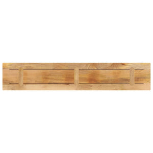 Επιφάνεια Τραπεζιού Ορθογώνια 140x40x2,5 εκ. Μασίφ Ξύλο Μάνγκο - Pakobazaar