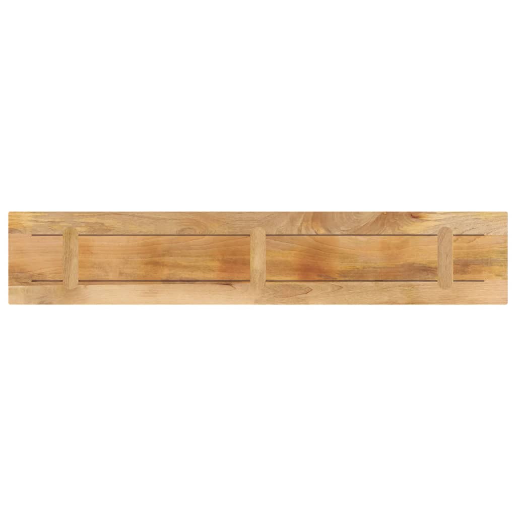 Επιφάνεια Τραπεζιού Ορθογώνια 180x40x2,5 εκ. Μασίφ Ξύλο Μάνγκο - Pakobazaar