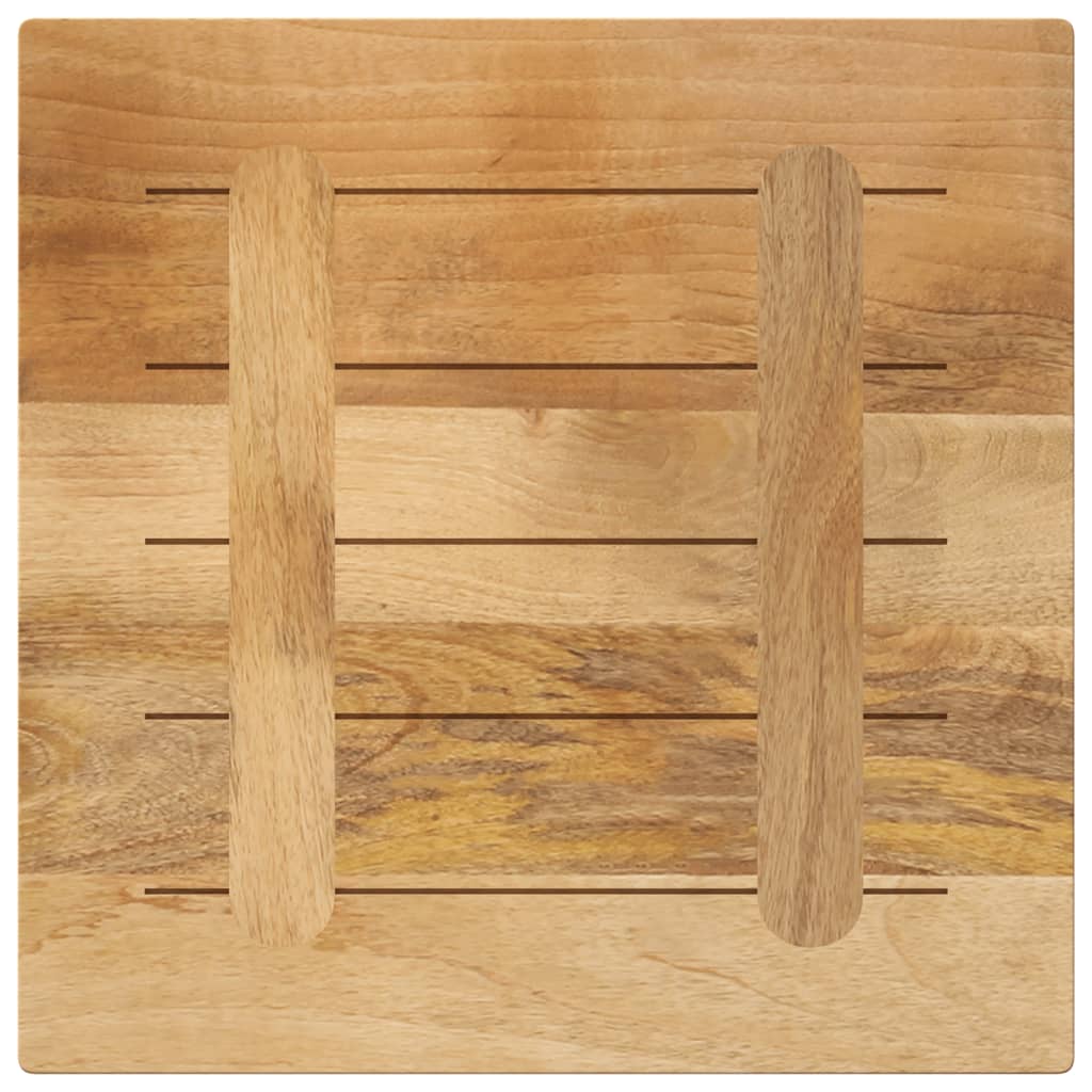 Επιφάνεια Τραπεζιού Τετράγωνη 60x60x1,5 εκ. Μασίφ Ξύλο Μάνγκο