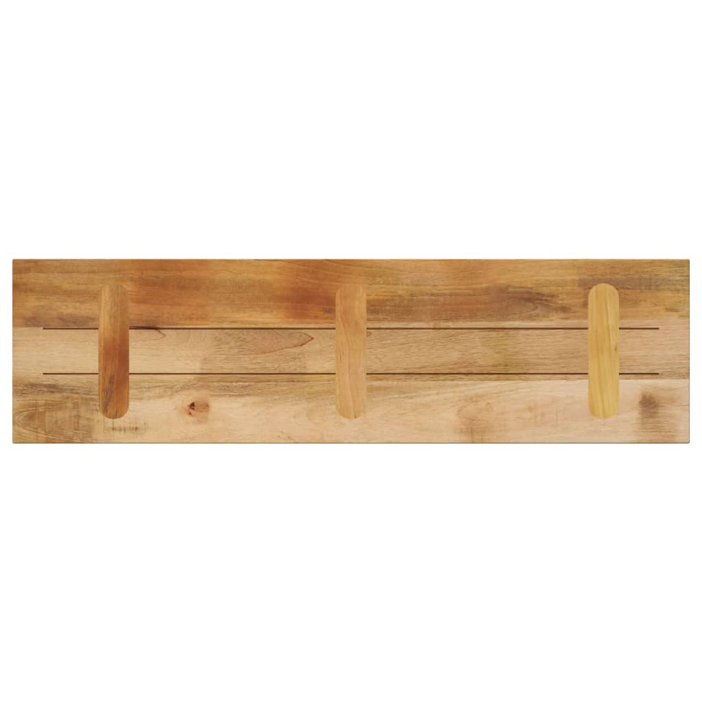 Επιφάνεια Τραπεζιού Ορθογώνια 110x30x3,8 εκ. Μασίφ Ξύλο Μάνγκο