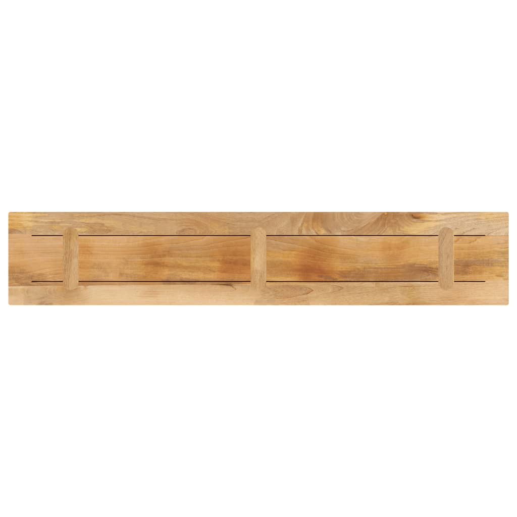 Επιφάνεια Τραπεζιού Ορθογώνια 140x30x3,8 εκ. Μασίφ Ξύλο Μάνγκο - Pakobazaar
