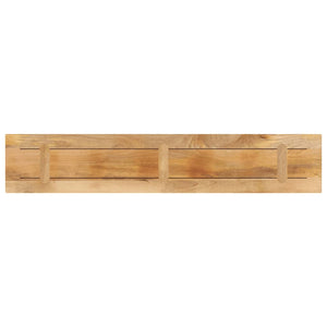 Επιφάνεια Τραπεζιού Ορθογώνια 140x30x3,8 εκ. Μασίφ Ξύλο Μάνγκο - Pakobazaar