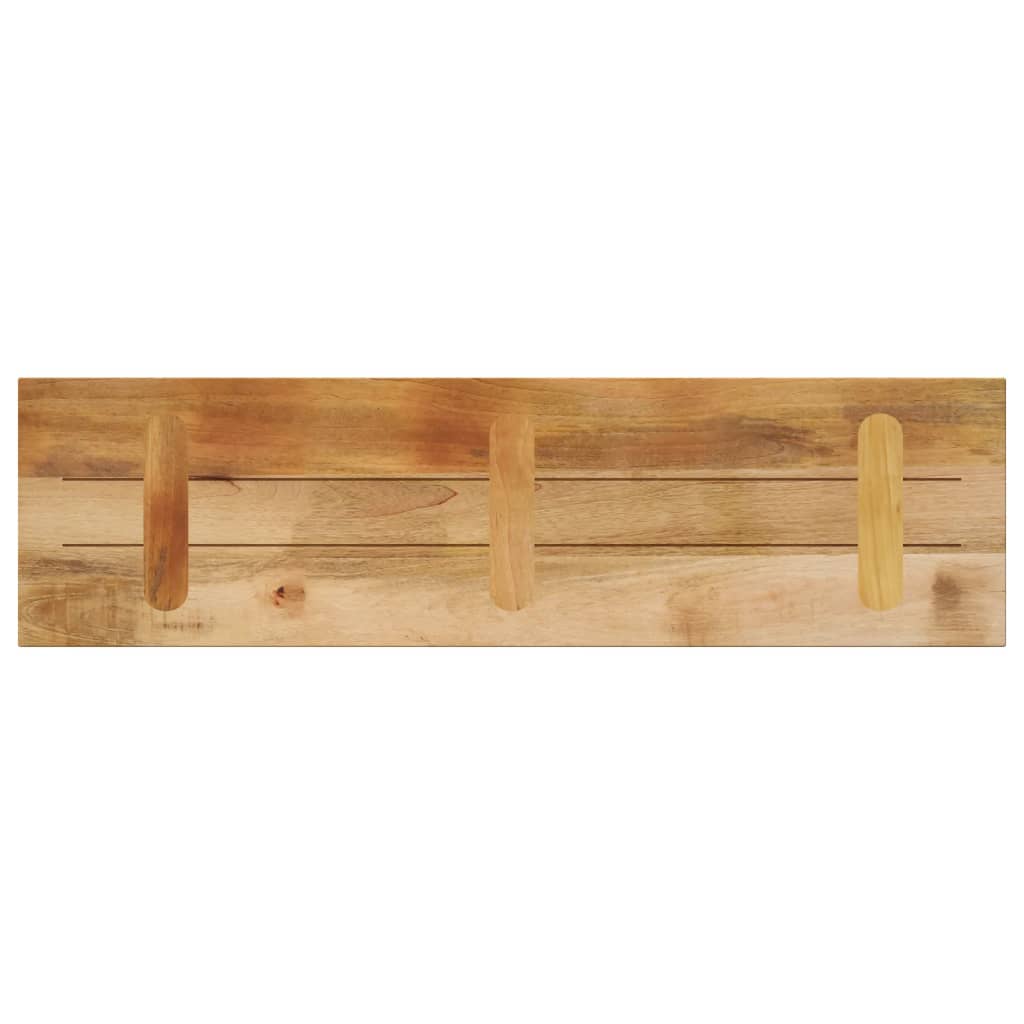 Επιφάνεια Τραπεζιού Ορθογώνια 100x40x3,8 Μασίφ Ακατ.Ξύλο Μάνγκο
