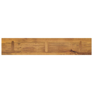Επιφάνεια Τραπεζιού Ορθογώνια 180x30x2,5 εκ. Μασίφ Ξύλο Μάνγκο - Pakobazaar